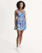 Imi Scoop Neck Mini Skater Dress